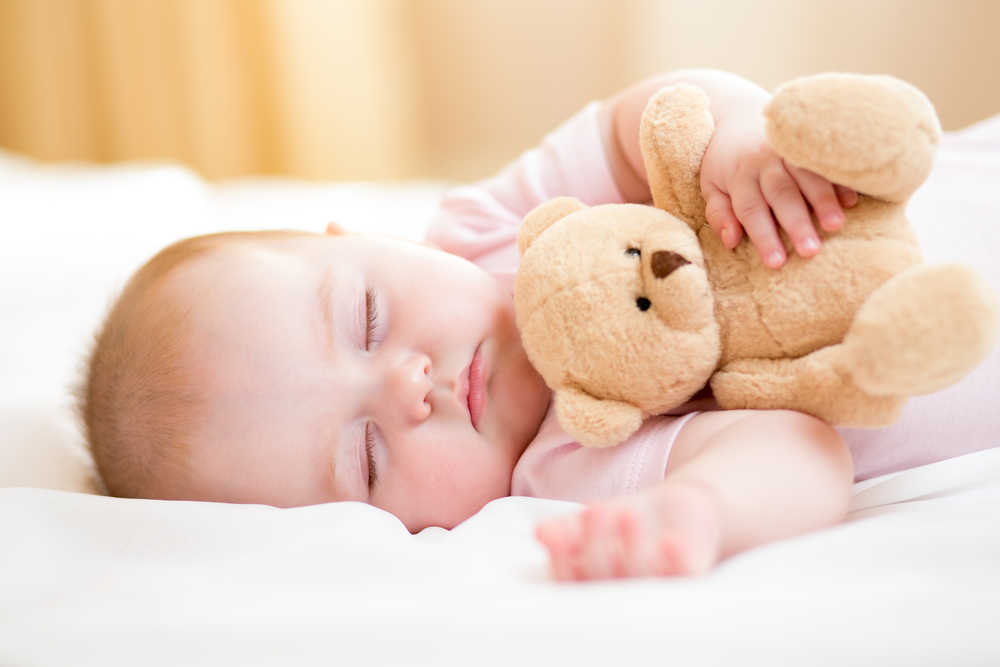 Keep silent! The baby is sleeping