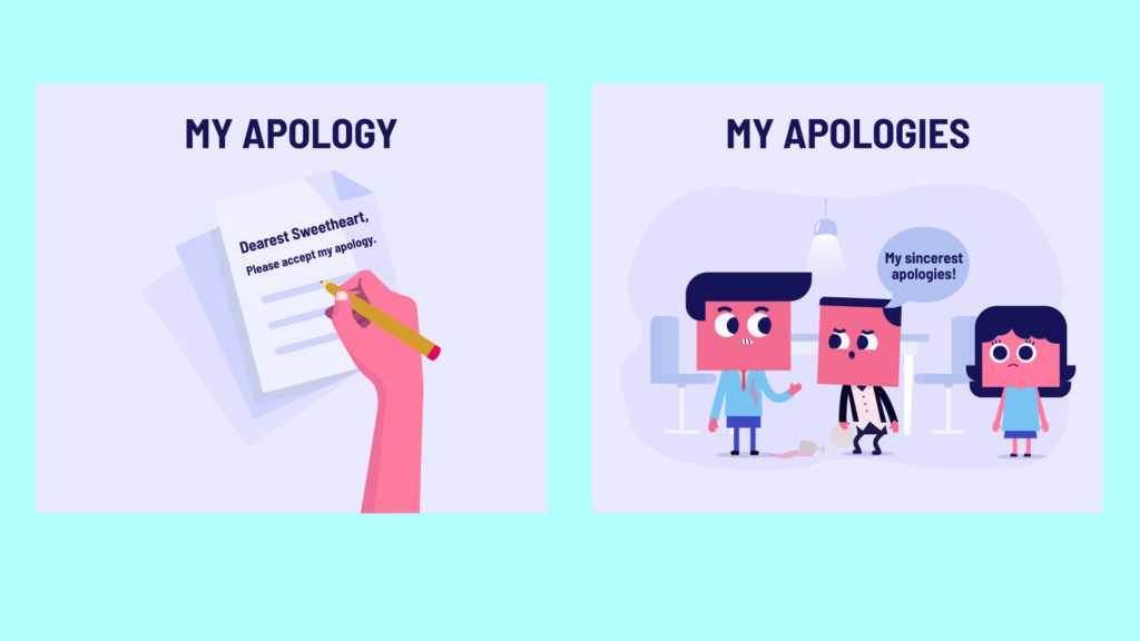Cấu trúc Apologize trong tiếng Anh 