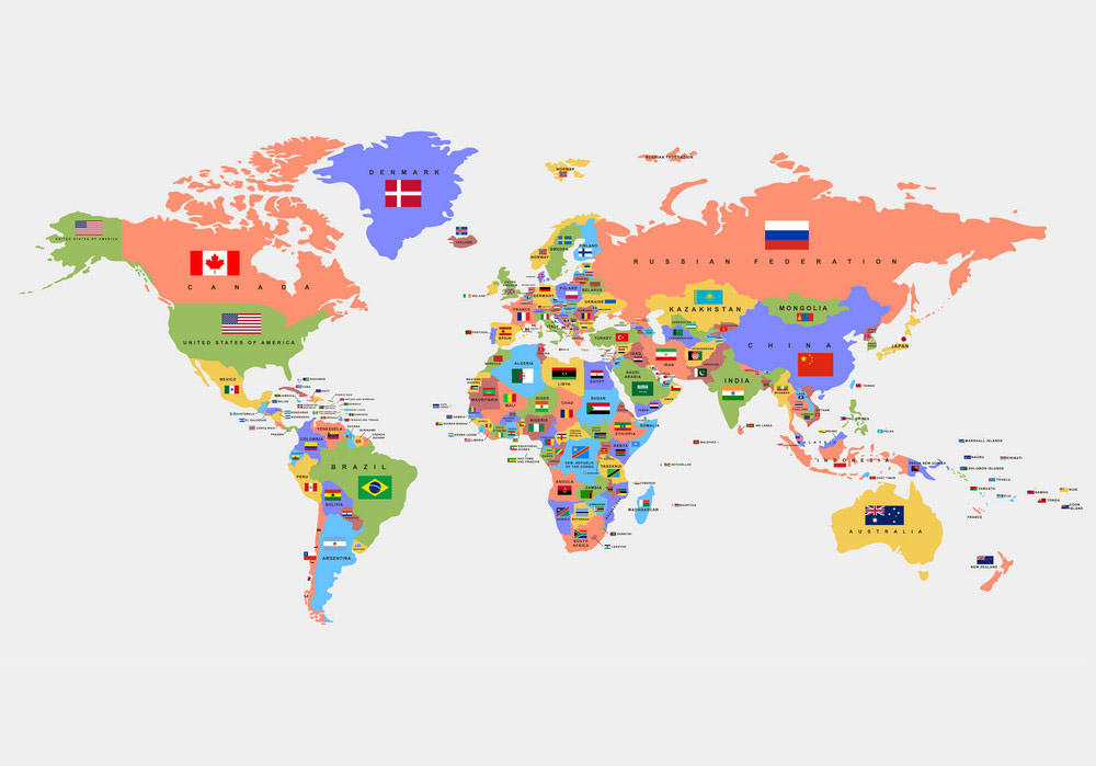 Bảng tổng hợp tên các nước trên thế giới bằng tiếng Anh
