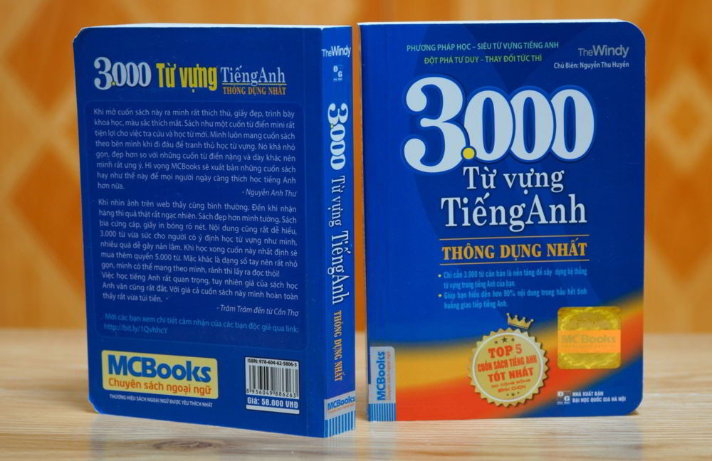 Sách 3000 từ vựng Tiếng Anh thông dụng nhất