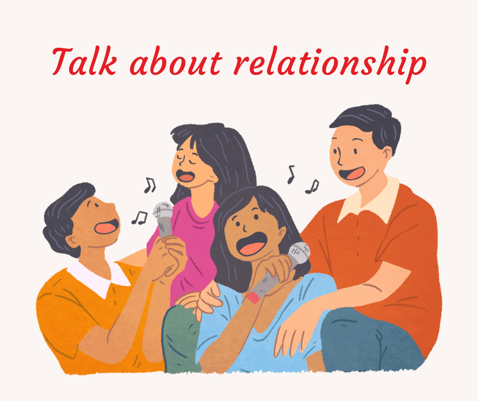 Các cụm từ phổ biến về chủ đề talk about relationship