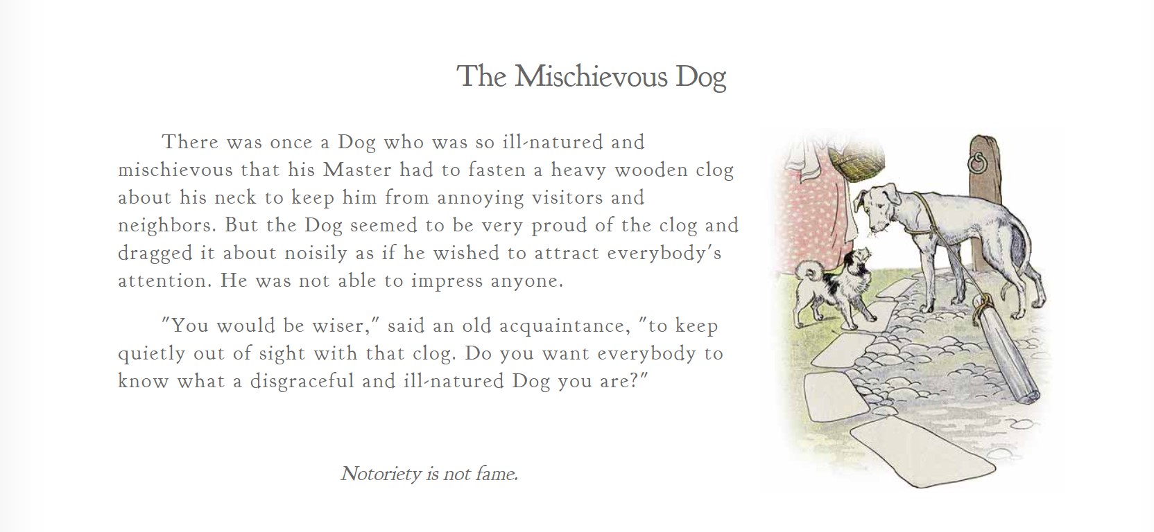 The Mischievous Dog 